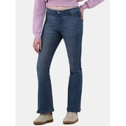 No Boundaries Frayed-Waist Bootcut Jeans, 31” Inseam, Women's and Women's Plus